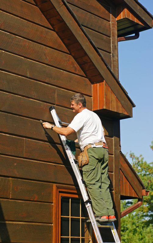Exterior Wood Staining