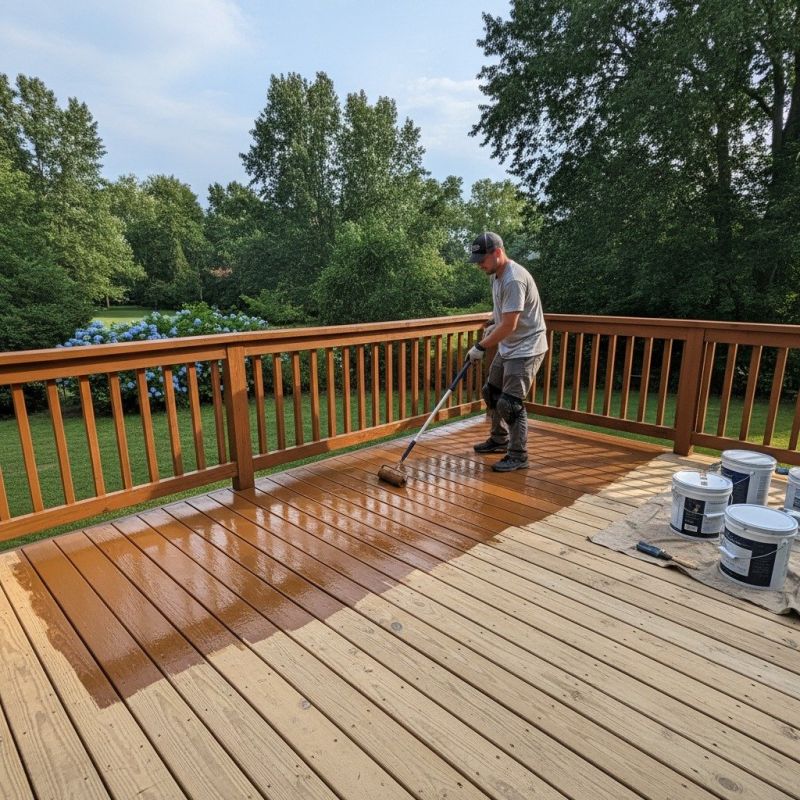 Fence, Deck, Or Porch Painting And Staining For Long-Term Durability